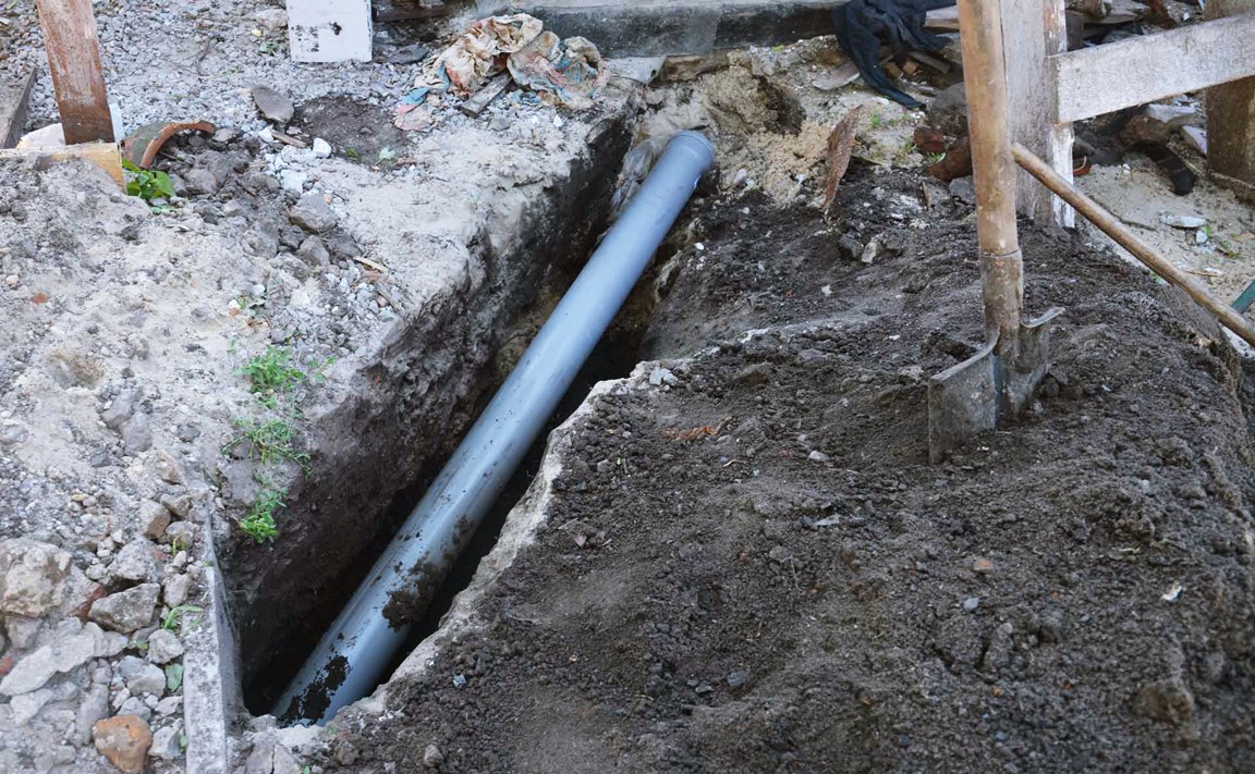 Footing Drain Cleanout Drain Service