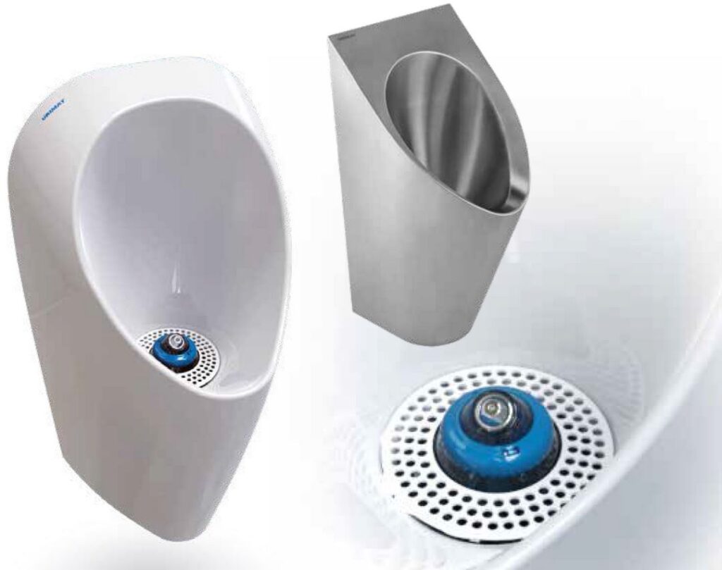 Introducing the revolutionary URIMAT CS self-cleaning urinal