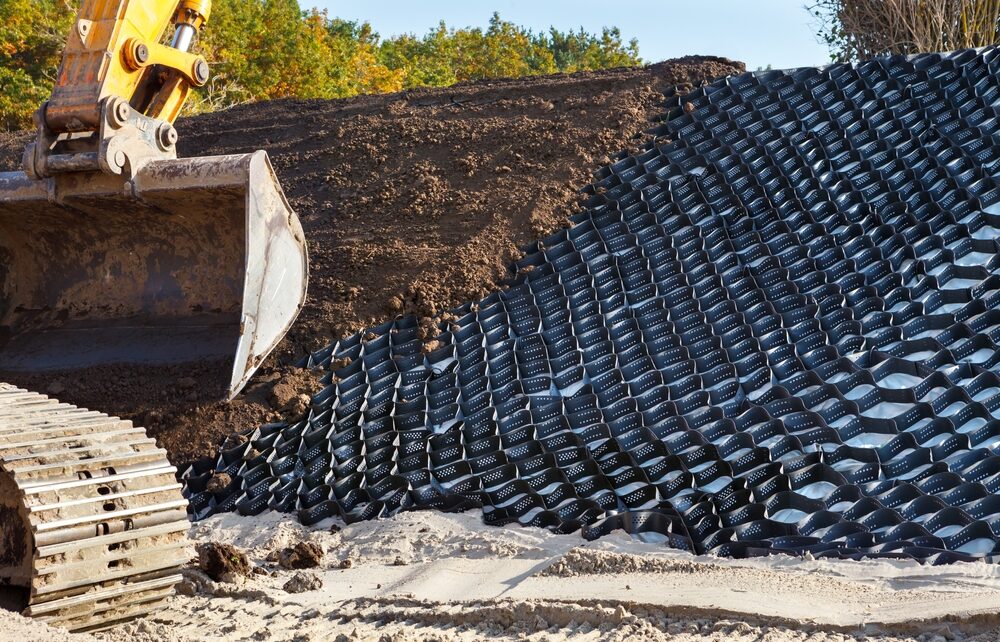 proper drainage slope