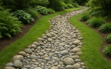 River Rock Drainage