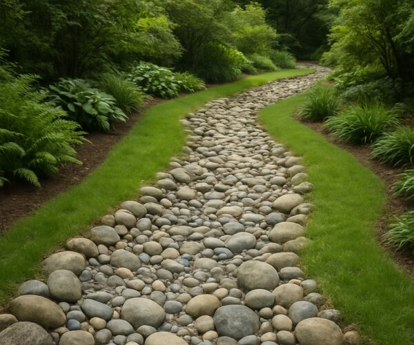 River Rock Drainage