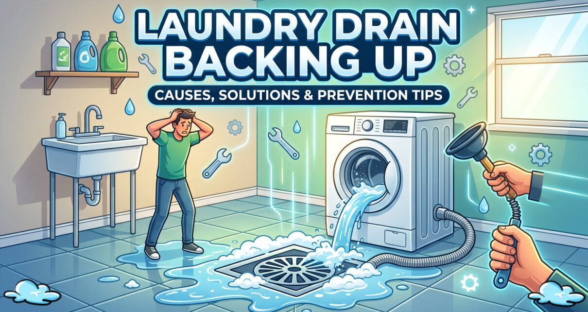 laundry drain backing up