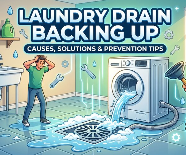 laundry drain backing up