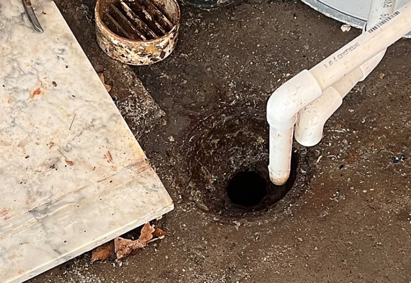 floor drain backing up